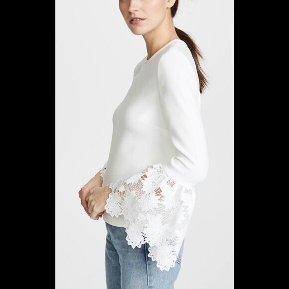 Rachel Zoe ecru top. Retails $325. NWT - Picture 5 of 8